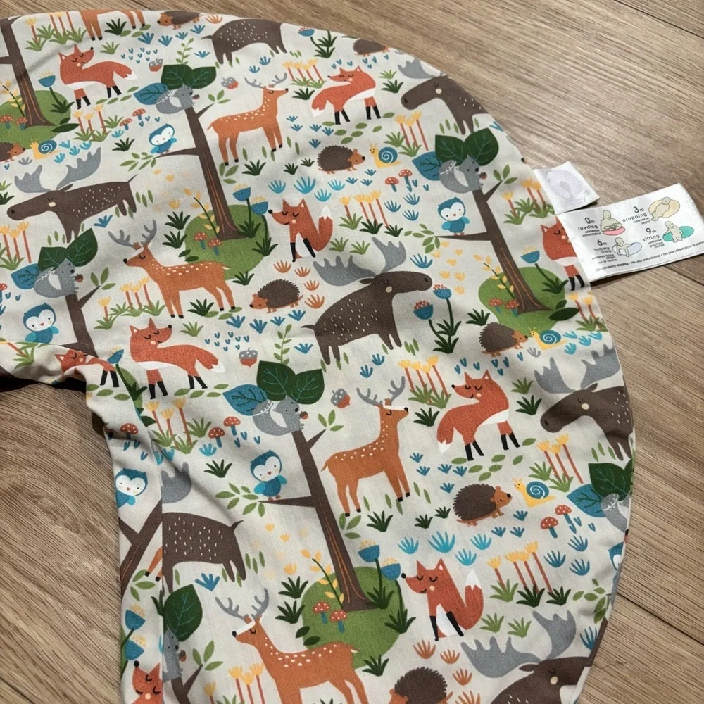 Nursing Pillow Cover in Woodland Animal Print - Kids Accessories